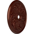 thumbnail image 3 of 42 1/8"OD x 1 7/8"P Sellek Ceiling Medallion (Fits Canopies up to 9"), Hand-Painted Antique Copper, 3 of 7