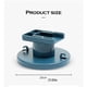 thumbnail image 3 of Riwesomey Soporte para toma de corriente, montaje en pared de 360 ​​grados, enrutador ajustable, soporte para mando a distancia, colgador, organizador Herramientas y ferretería Azul Riwesomey TO009155-02B, 3 of 6