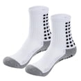 thumbnail image 1 of Calcetines de fútbol antideslizantes, calcetines deportivos unisex cómodos y transpirables, calcetines de fútbol blancos con puntos de goma, calcetines de fútbol con agarre para hombres,, 1 of 5
