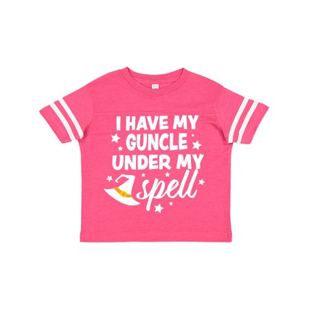 

Inktastic I Have My Guncle Under My Spell with Cute Witch Hat Gift Toddler Boy or Toddler Girl T-Shirt