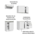 thumbnail image 4 of Cocina Integral Madesa Glamy con tarja 180 cm Blanco, 4 of 10