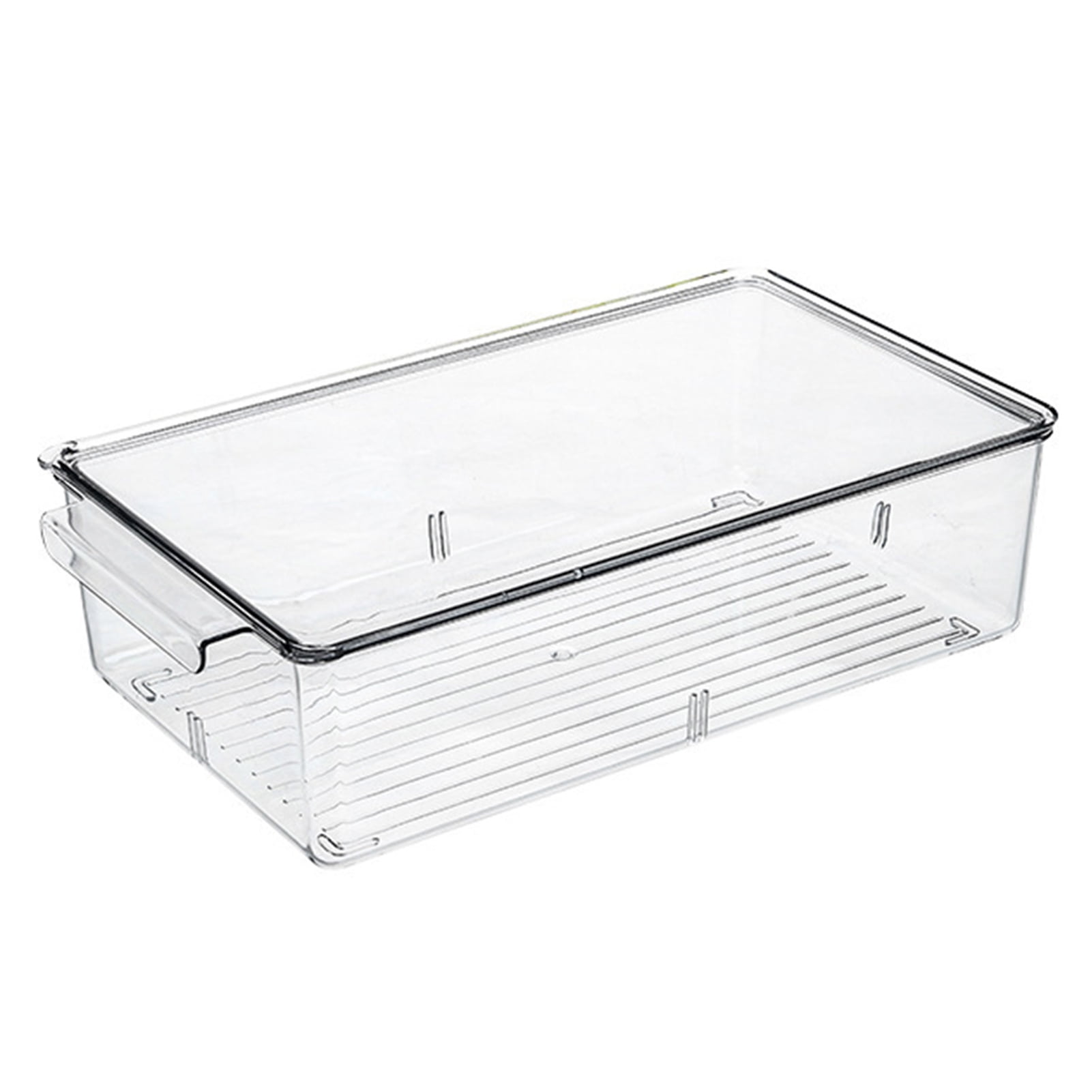 Younar Food Storage Box Container with Lid and Divider Fridge Organizer