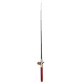 thumbnail image 4 of Red Mini Pocket Alloy Fish Baitcasting Pen Fishing Rod Pole w/ Baitcasting Reel, 4 of 9
