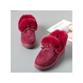 thumbnail image 7 of Fangasis Ladies Flats Fashion Moccasins Round Toe Loafers Work Comfort Boots Red 7.5, 7 of 7