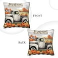 thumbnail image 3 of General Fall Throw Pillow Covers Pumpkin Buffalo Plaid Autumn Thanksgiving Without Pillow, 3 of 8
