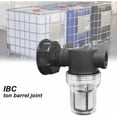 thumbnail image 4 of 1000L Tank Connector Tap, Garden Hose Joint for Rainwater Collectors with Filter Function, S60x6 IBC Water Tank Adapter (3/4'' Inner Thread), 4 of 4