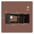 thumbnail image 2 of Prepac Elite Wall Cabinet, Versatile Adjustable Garage Wall Cabinet by Prepac, Tall 3-Door, 54"W x 24"H x 12"D, EEW-5424, Espresso, 2 of 10