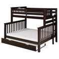 thumbnail image 5 of Camaflexi Santa Fe Mission Tall Bunk Bed Twin over Full, Natural, 5 of 13