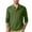 Army Green, variant on LNZGNM Men's Henley Shirts Quick Drying Button Up Solid Color T-Shirts Loose Breathable Long Sleeve Shirt Athletic Daily Wear Lapel Top,Army Green S