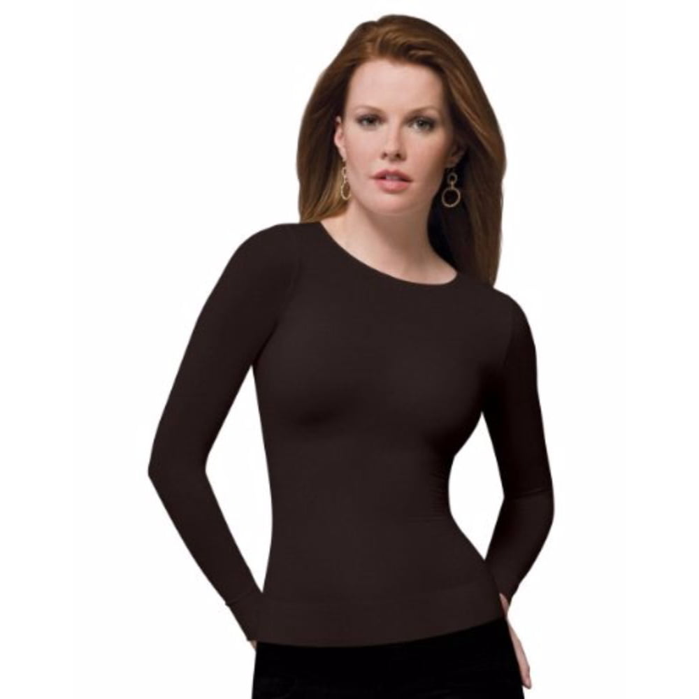 Spanx - SPANX 977 On Top and In Control Long Sleeve Crew Neck ...