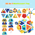thumbnail image 6 of SaveJoy 22-in-1 Montessori Activity Cube, Sensory Busy Toy for Toddlers 3+, Interactive Learning Toy, Educational Gift for Boys and Girls, 6 of 8