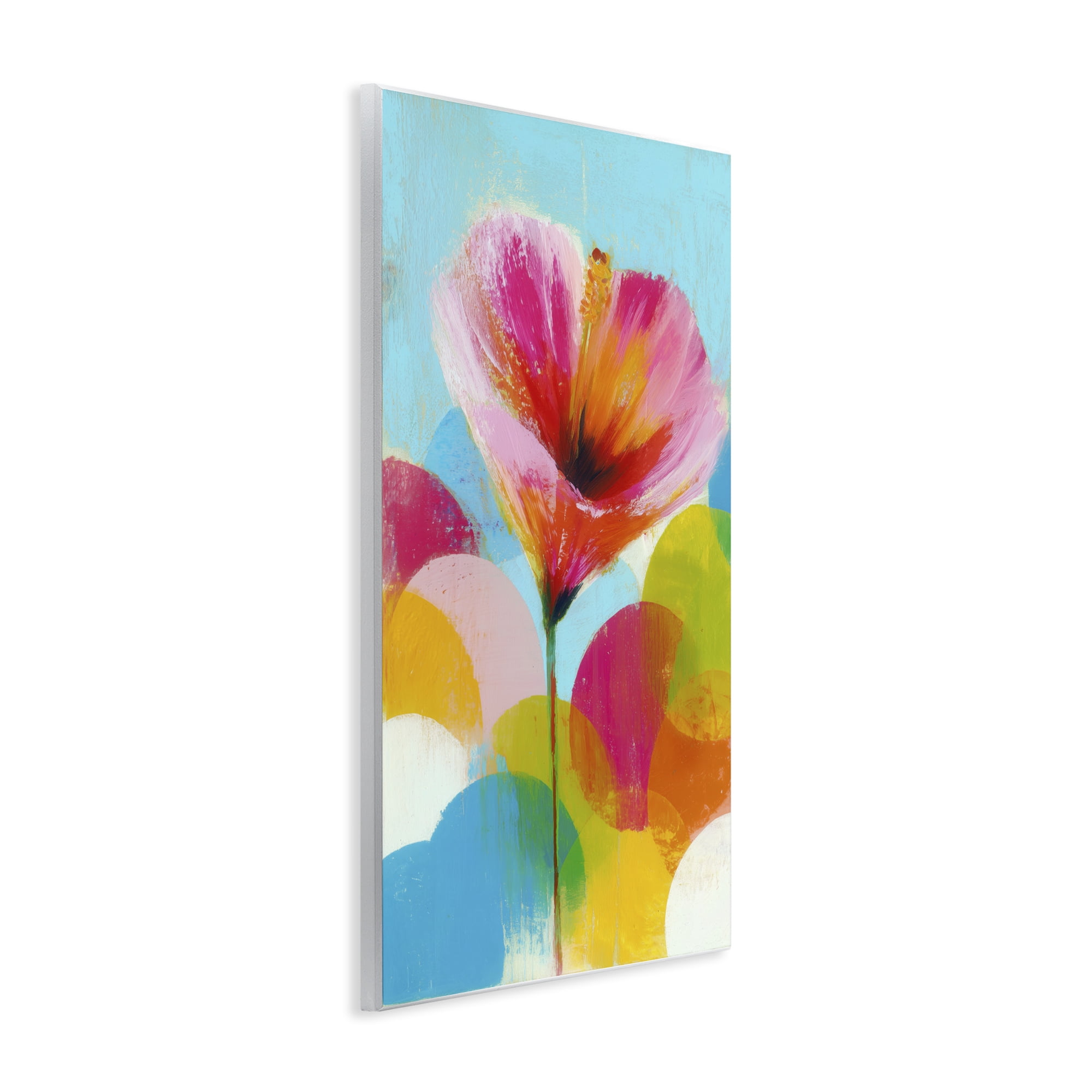 Stupell Industries Hibiscus In The Sun Wall Plaque Art, design by Chromatic Storm Studio