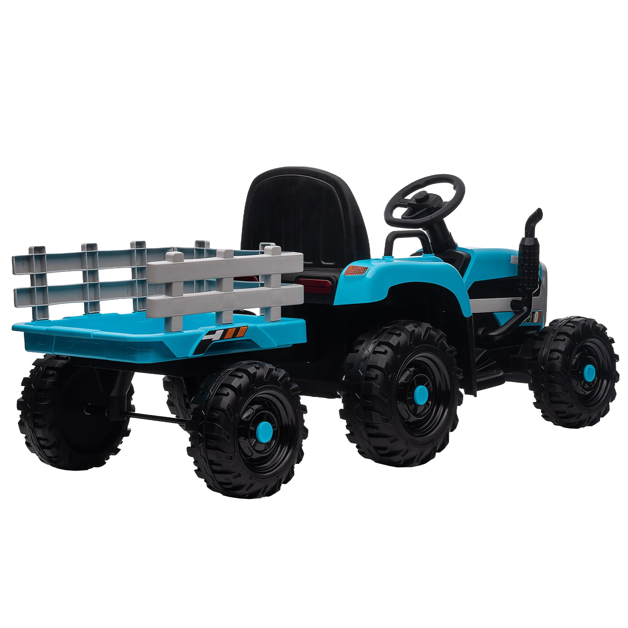 Resenkos Electric Tractor, 12V Battery Powered Electric Tractor Toy with Remote Control, 3-Gear-Shift, Blue Resenkos Electric Tractor, 12V Battery Powered Electric Tractor Toy with Remote Control, 3-Gear-Shift, Blue