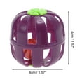 thumbnail image 2 of Juguetes para gatos en forma de calabaza portátil 1 Pc de Bargains Únicos para exteriores de plástico morado, 2 of 3