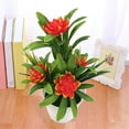 thumbnail image 6 of Artificial Flowers Clearance! Simulation Flower Potted 5 Small Lotus Yellow Artificial Flowers, 6 of 9