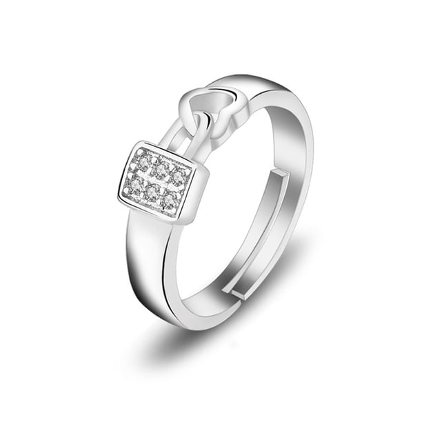 Guardurnaity Anillo de Metal, reemplazo romántico portátil, decorativo, anticorrosivo, fiesta de citas, compromiso, anillos abiertos ajustables Ropa, zapatos y accesorios Miscelánea Mujeres Guardurnaity AP015387-01
