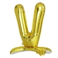 thumbnail image 2 of BalsaCircle 27" Gold Letter V Mylar Foil Plain Standing Balloons Birthday Party Decorations, 2 of 8