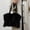 Black, variant on uublik Fuzzy Tote Bag for Women Large Capacity Cute Tote Bags Fall And Winter Crossbody Shoulder Handbag for Work Travel Gym, Brown