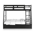thumbnail image 3 of Furniture of America Lit Superposé avec Rangement Tomi Wood Simple over Full en Noir, 3 of 6