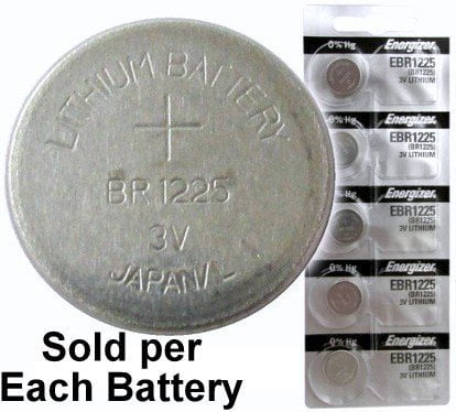 4 x Energizer  Batterie BR 1225 Lithium 3V Knopfbatterie CR 1225 Battery Blister 