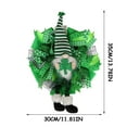 thumbnail image 3 of St Patrick's Day Leprechaun Wreath Clovers Leprechaun Ribbon Very Weather, 3 of 8