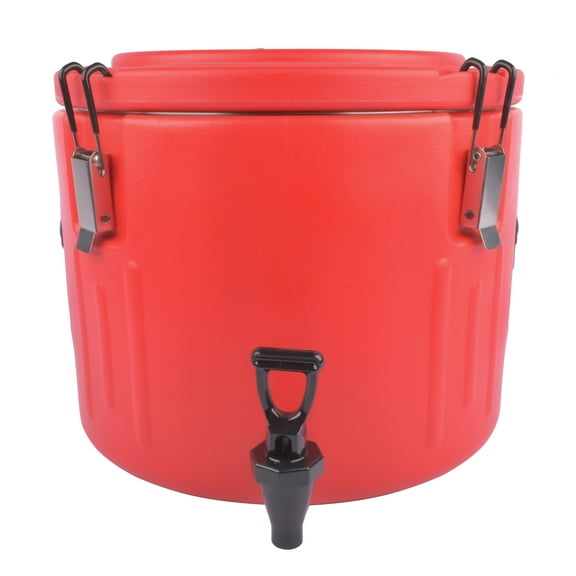 Mustrod Insulated Beverage Cooler Ice 8 Gallon Portable Insulated Beverage Dispenser 304 Stainless Steel Interior and Spout with Handles