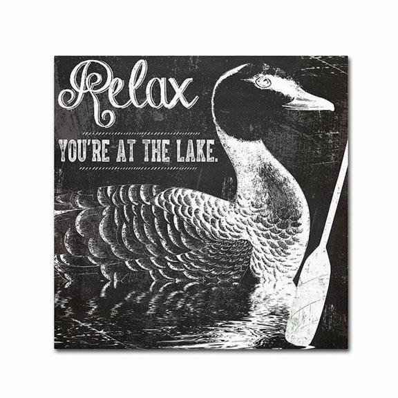Trademark Fine Art "Lake House IV" Canvas Art by Color Bakery