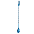 thumbnail image 1 of Cocktail Spoon Stirring Bar Mixing Long Spoon Stainless Steel Spiral Pattern Cocktail Stirrers spoons, 12.6 Inch, 1 of 3