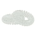 thumbnail image 4 of (3 pack) Offray Clear 1 1/2 Inch Mini Coil Hair Ties / Hair Band, 5 Pieces, 4 of 9