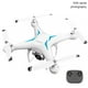thumbnail image 1 of Mini Drone de cuatro ejes RC Quadcopter de altura fija, control remoto, avión de juguete para niños y adultos, con cámara, color blanco kenally EL002193-03B, 1 of 2