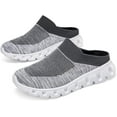 thumbnail image 3 of Men Backless Sneakers Breathable Mule Cushion Open Back Casual Slippers for Men, 3 of 14