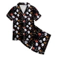 thumbnail image 5 of 12-13 Years Teen Girls Pajama Set Home Short Sleeve Shorts Pajama Set Girls Pajamas Back To School Outfits For Girls, 5 of 5