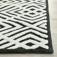 thumbnail image 6 of SAFAVIEH Newport Kasandra Geometric Cotton Area Rug, Black/White, 2' x 3', 6 of 9