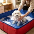 thumbnail image 7 of Njoeus Foldable Ball Pit, Pet Play Pool, Collapsible Kiddie Pool with Fast Setup Brings Portable Fun and Easy Cleaning for Pets and Small Kids in Red, 7 of 7