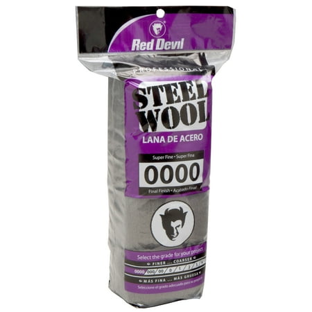 0000 steel wool with soap