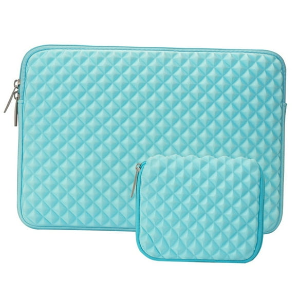 Funda delgada para computadora portátil compatible con computadora portátil con estuche pequeño azul 153 pulgadas