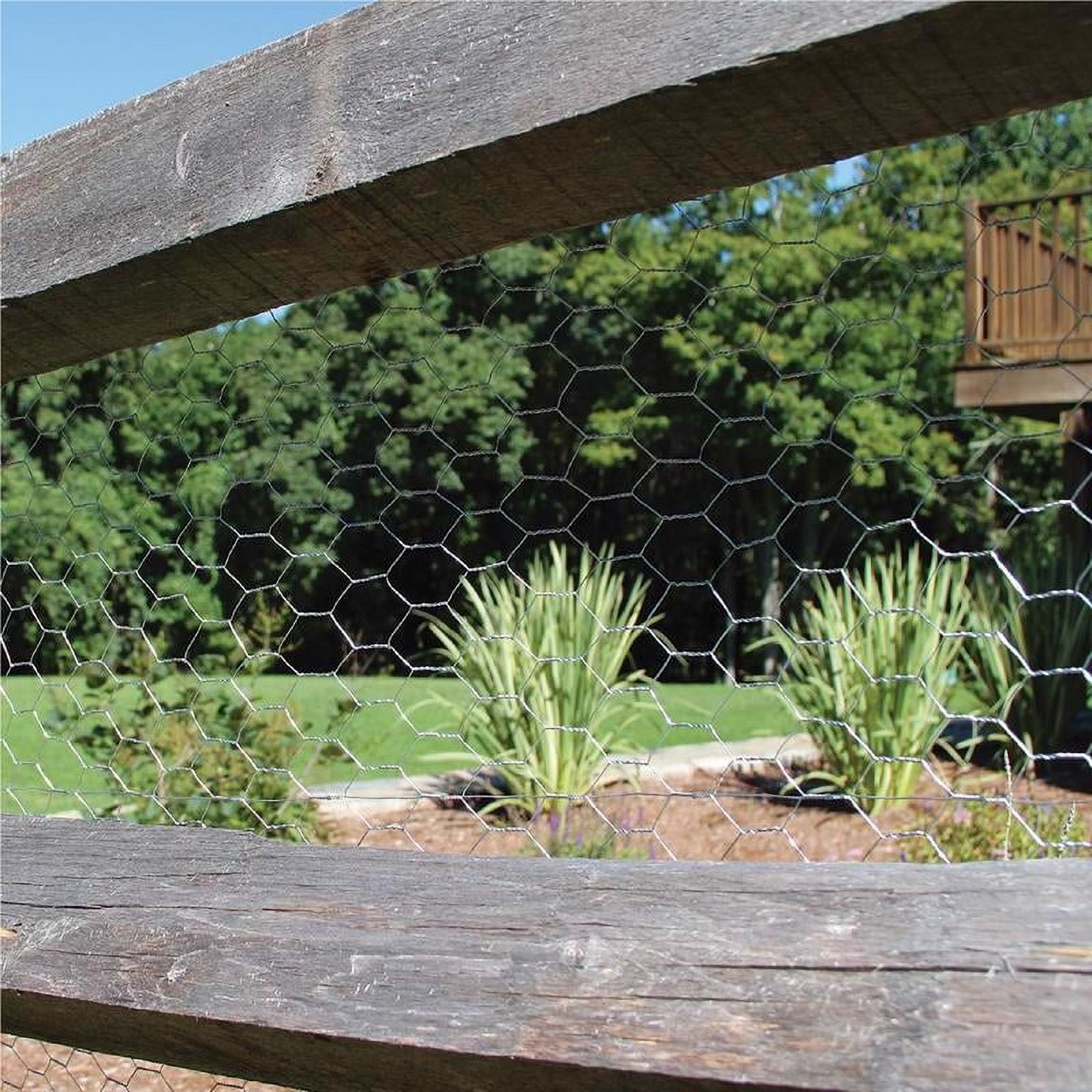 Garden Craft 48 in. x 25 ft. Galvanized Fence Hex Netting