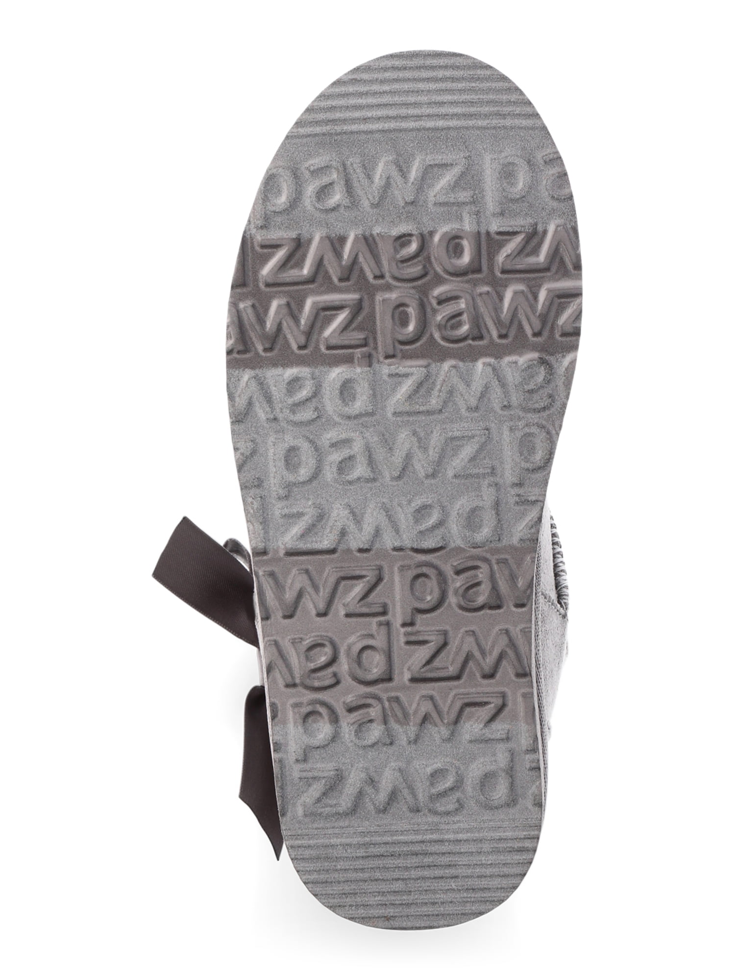 Pawz Little & Big Girls Faux Suede Shearling Bow Boots