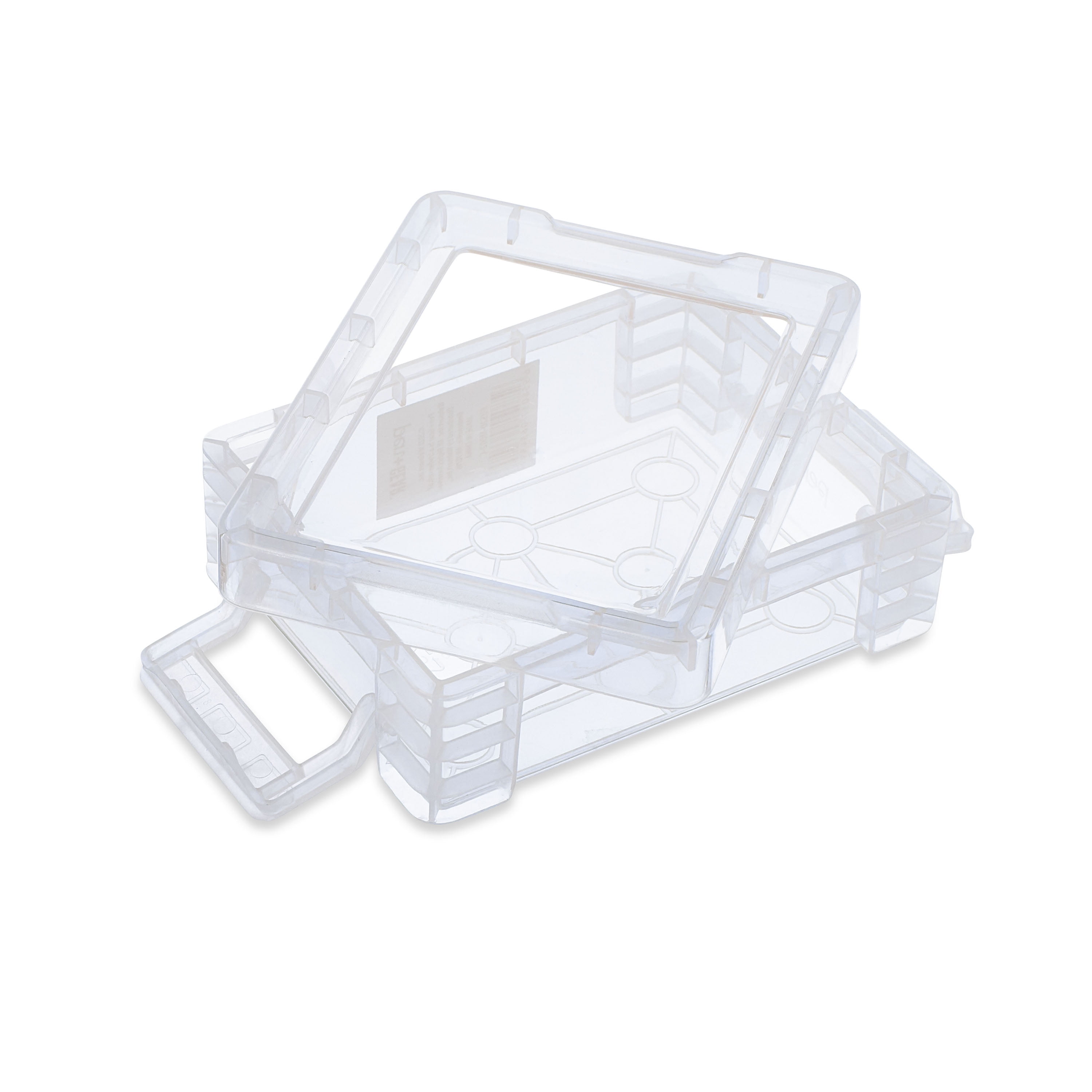 Pen+Gear Clear Plastic Storage Box Desktop Organizer, 1 Count