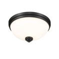 thumbnail image 4 of 3 Light Flush Mount In Traditional Style 15 Inches Wide By 8 Inches High Z-Lite 443F3-Bn, 4 of 7