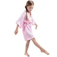 thumbnail image 6 of RTKFRFLM Girls Kids Kimono Robe 3/4 Sleeve Floral Embroidered Lightweight Wedding Pageant Flower Girl Cover Up Robe, 6 of 6