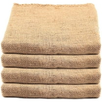 ZEONHAK 4 Pack 40 x 24 Inch Natural Jute Burlap Bag, Potato Sack Race Bags for Gardening, Racing Game