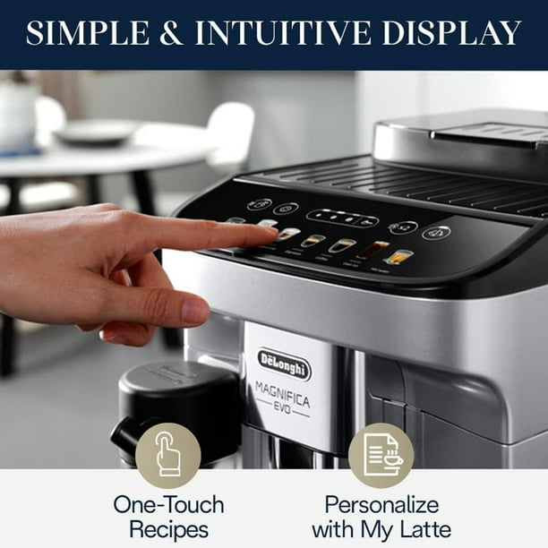 Open Box) De'Longhi ECAM29084SB Magnifica Evo with LatteCrema