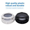 thumbnail image 2 of sweethay Puerta de ojo de buey de barco Parte de ventanas profesionales Apertura Portlight Ventana de yate redondeada resistente para reemplazar Bombillas para automóviles Blanco sweethay VI014974-01B, 2 of 6