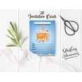 thumbnail image 3 of Darling Souvenir Blue Birthday Invitation Card Printable Elegant Fill or Write In Blank Party Invites 28 Pcs 5 x 7 Inches, 3 of 5