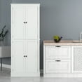 thumbnail image 6 of HOMCOM Kitchen Pantry Cabinet w/ 5-tier Shelving, 8 Spice Racks, Drawer, 6 of 9