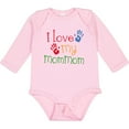 thumbnail image 3 of Inktastic I Love My Mommom Boys or Girls Long Sleeve Baby Bodysuit, 3 of 5
