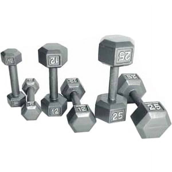 CAP Barbell 105lb Cast Iron Hex Dumbbell, Single - image 2 of 5