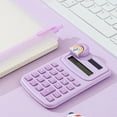 thumbnail image 2 of Graflsoa Pink Nature-Inspired Calculator Set with 7 Clips, 2 Pens, 4 Pushpins, 2 Bookmarks & Battery Included, 2 of 7