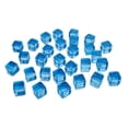 thumbnail image 1 of SPRING 200Pcs/Set 8mm Transparent Square Corner Cube Colorful Clear Solid Color Dice Chess Piece Right Angle For DIY Board Game light blue, 1 of 5